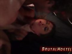 Brutal bondage gangbang and cuckold wife domination Excited young